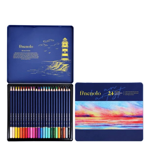 24 COLOURED PENCIL DELI FINENOLO C122-24 Kalogiannis